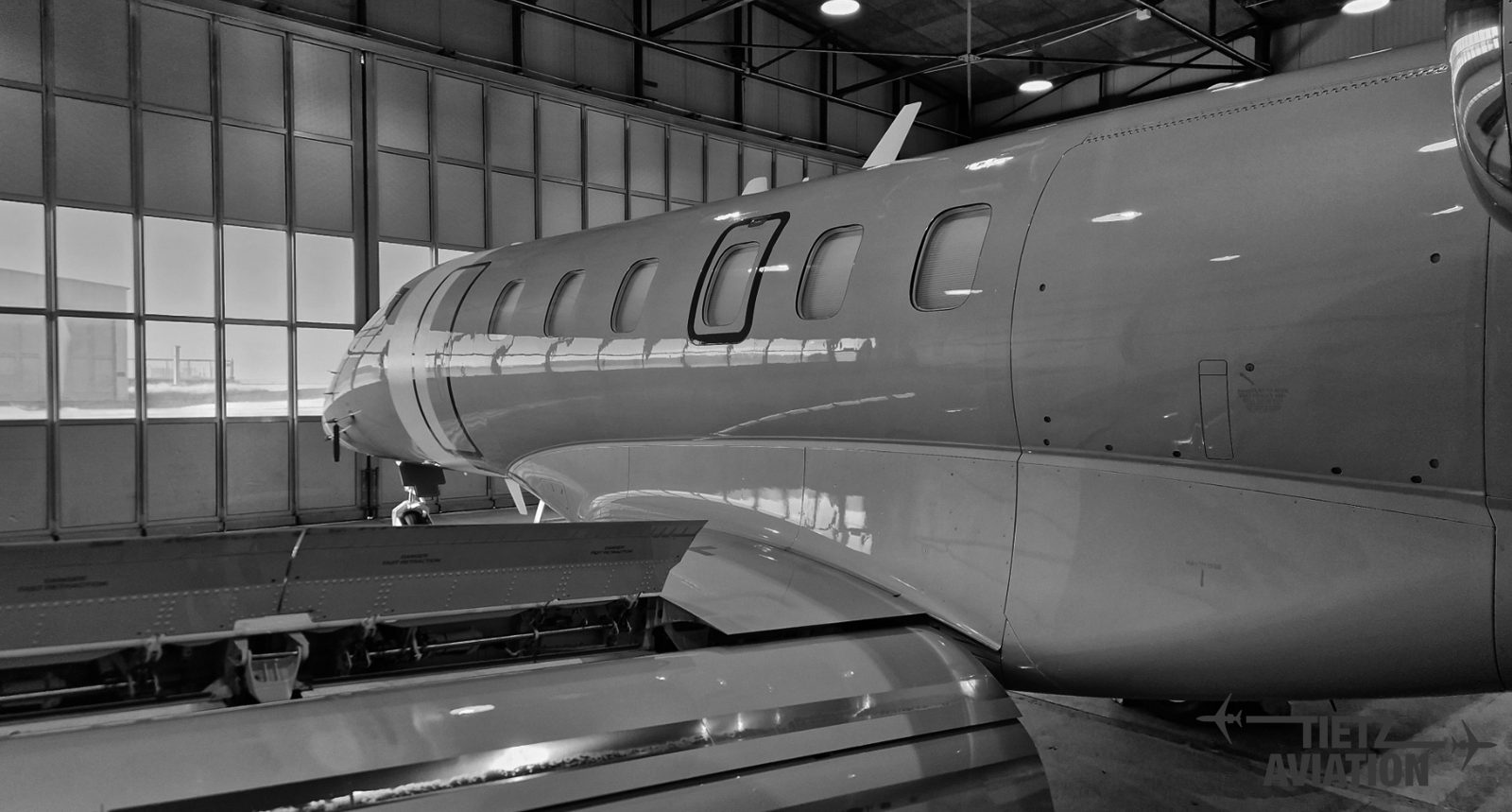 PC-24 aircraft wash by Tietz Aviation